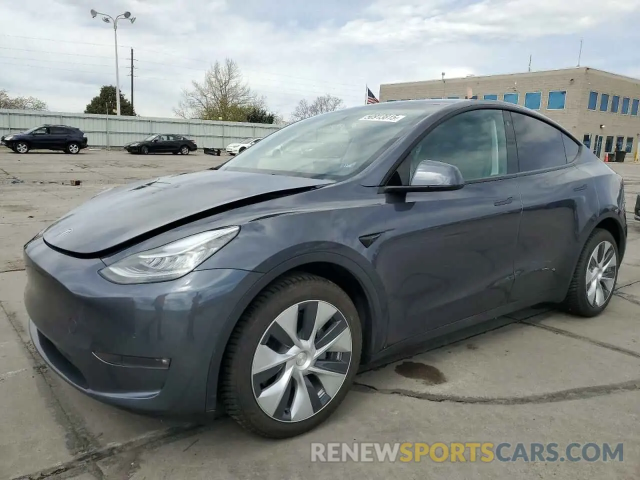 1 Photograph of a damaged car 7SAYGDEE2NF443711 TESLA MODEL Y 2022