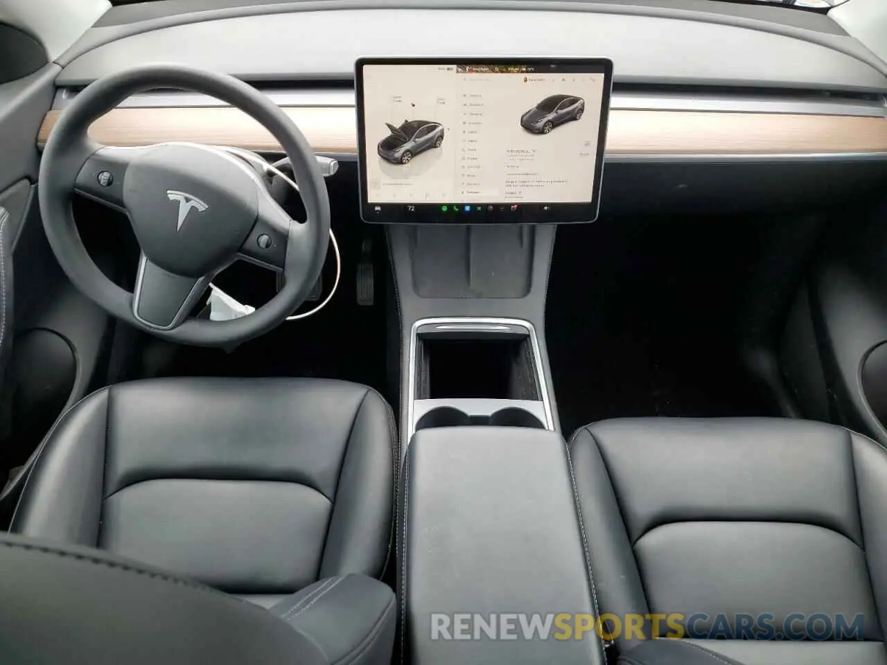 8 Photograph of a damaged car 7SAYGDEE2NF443711 TESLA MODEL Y 2022