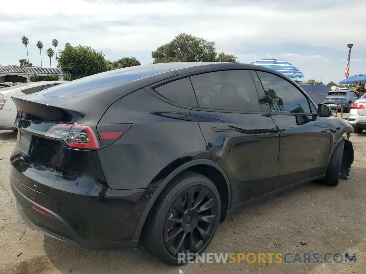 3 Photograph of a damaged car 7SAYGDEE2NF447676 TESLA MODEL Y 2022