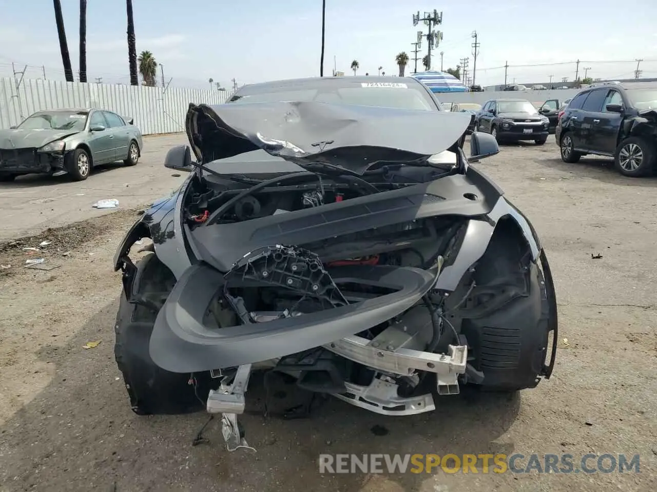 5 Photograph of a damaged car 7SAYGDEE2NF447676 TESLA MODEL Y 2022
