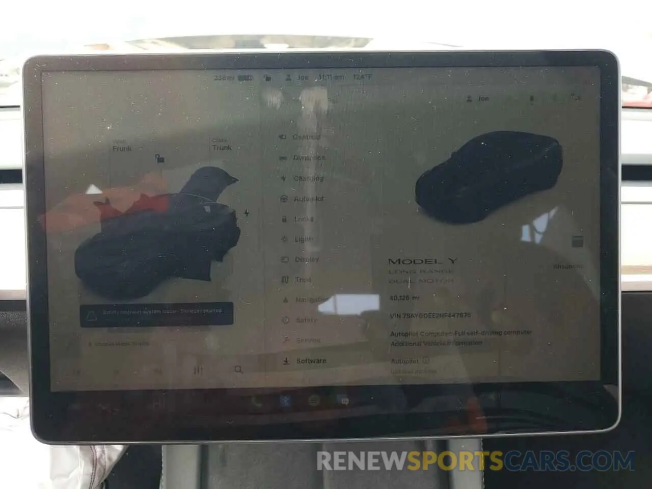 9 Photograph of a damaged car 7SAYGDEE2NF447676 TESLA MODEL Y 2022