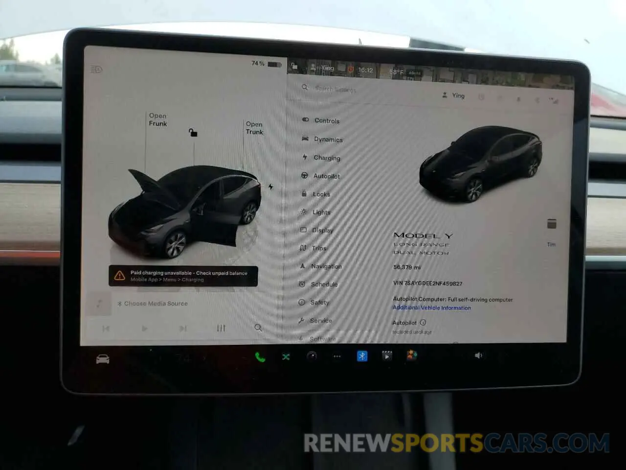 9 Photograph of a damaged car 7SAYGDEE2NF459827 TESLA MODEL Y 2022