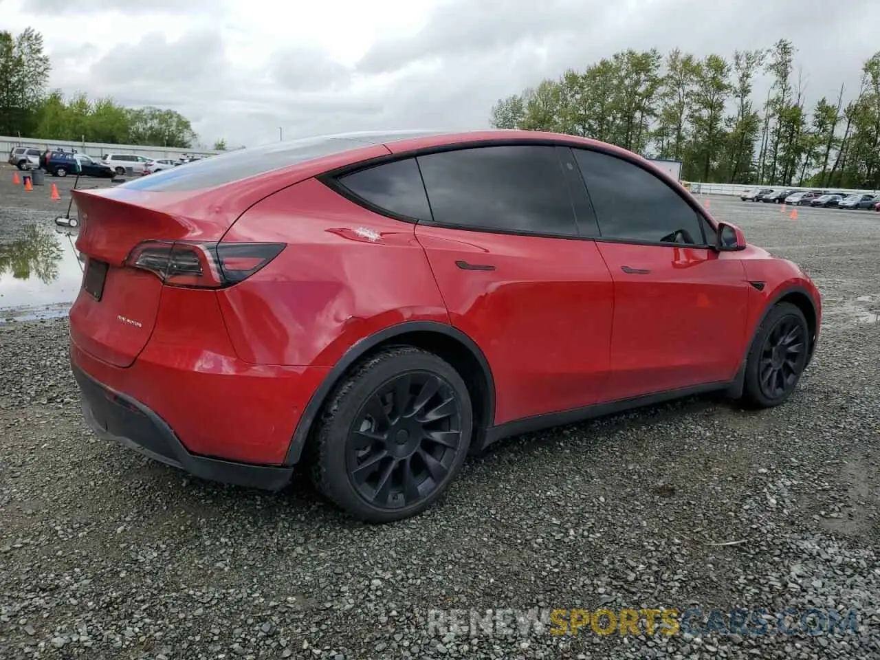 3 Photograph of a damaged car 7SAYGDEE2NF460850 TESLA MODEL Y 2022