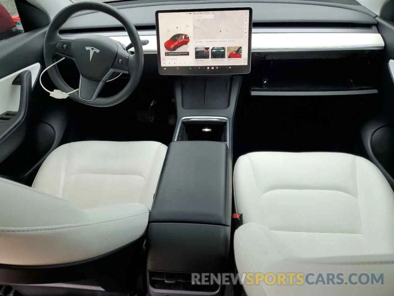 8 Photograph of a damaged car 7SAYGDEE2NF460850 TESLA MODEL Y 2022