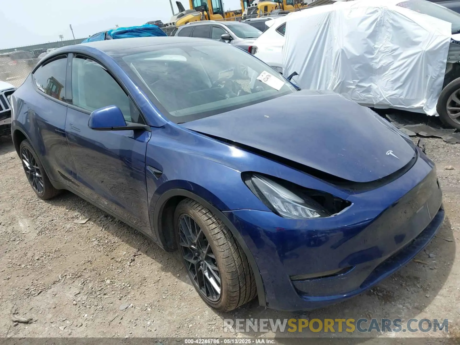 1 Photograph of a damaged car 7SAYGDEE2NF480161 TESLA MODEL Y 2022