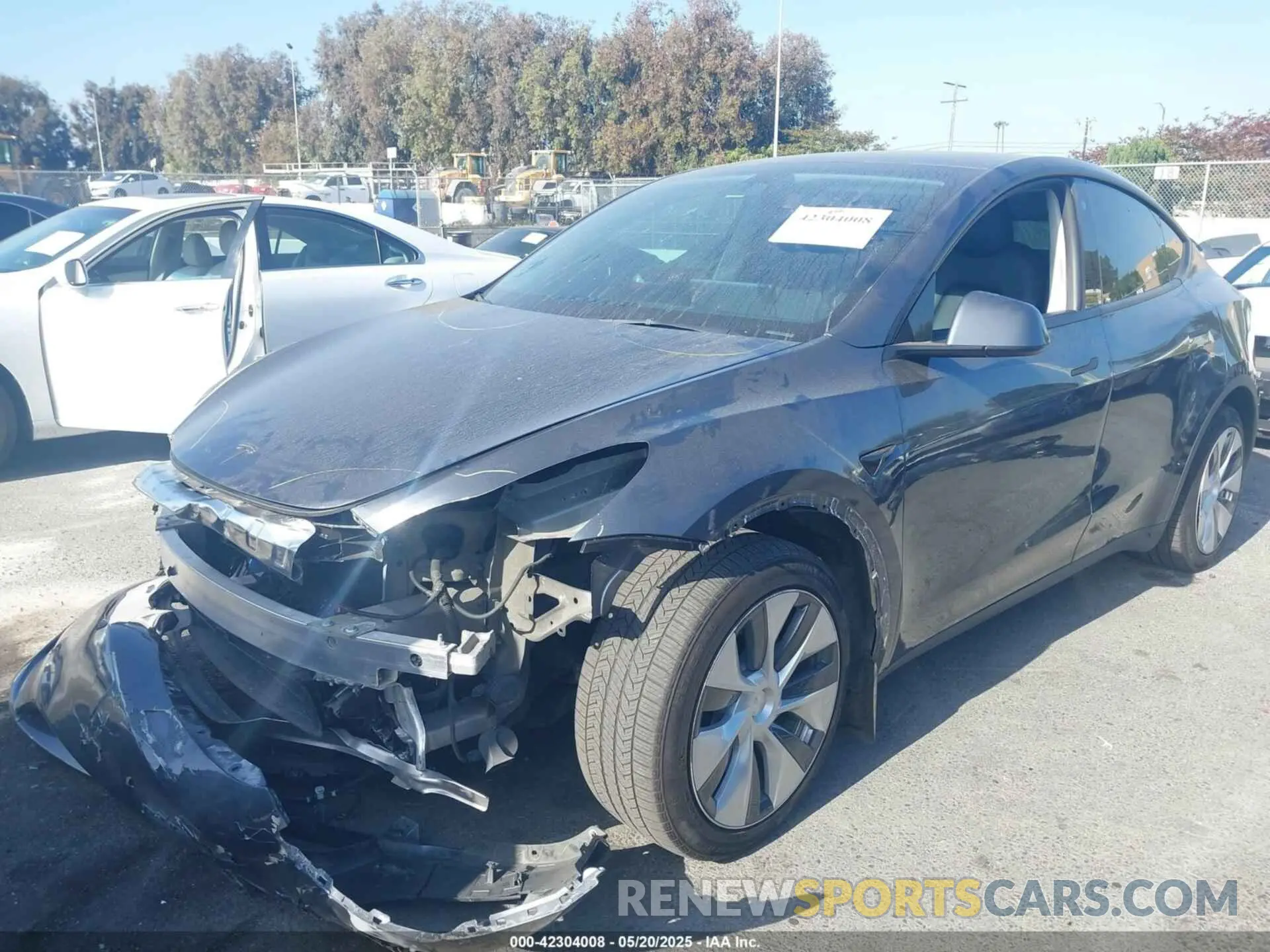 2 Photograph of a damaged car 7SAYGDEE2NF533358 TESLA MODEL Y 2022