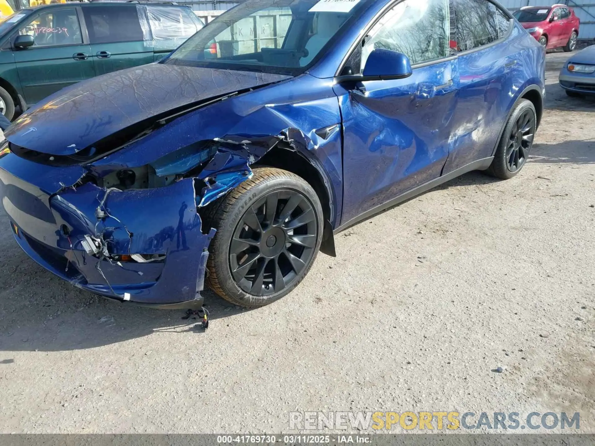 6 Photograph of a damaged car 7SAYGDEE2NF562990 TESLA MODEL Y 2022