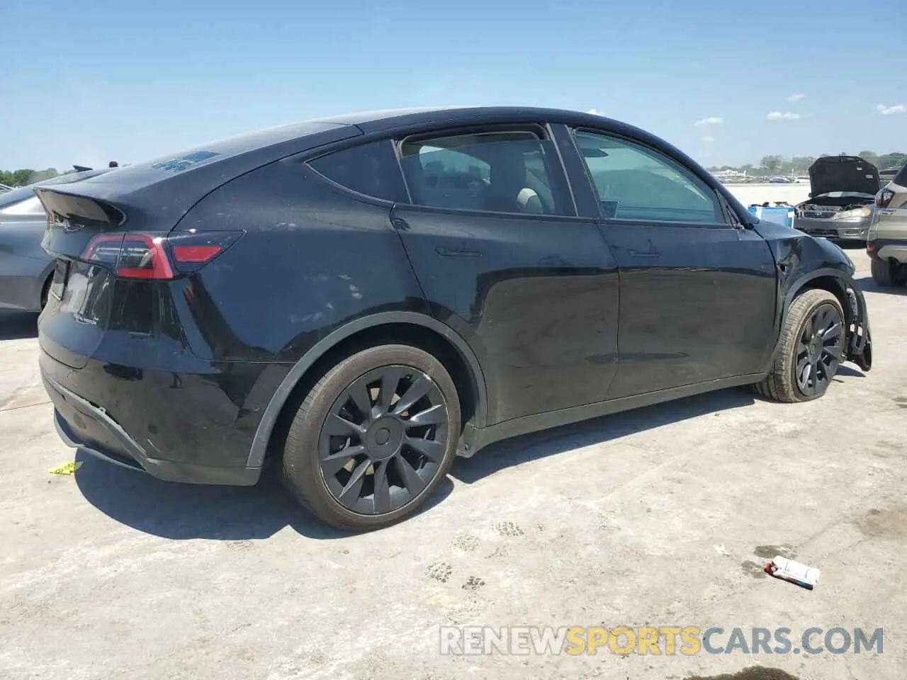 3 Photograph of a damaged car 7SAYGDEE2NF564593 TESLA MODEL Y 2022