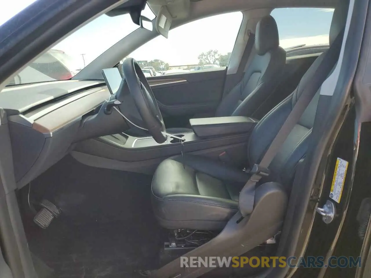 7 Photograph of a damaged car 7SAYGDEE2NF575433 TESLA MODEL Y 2022