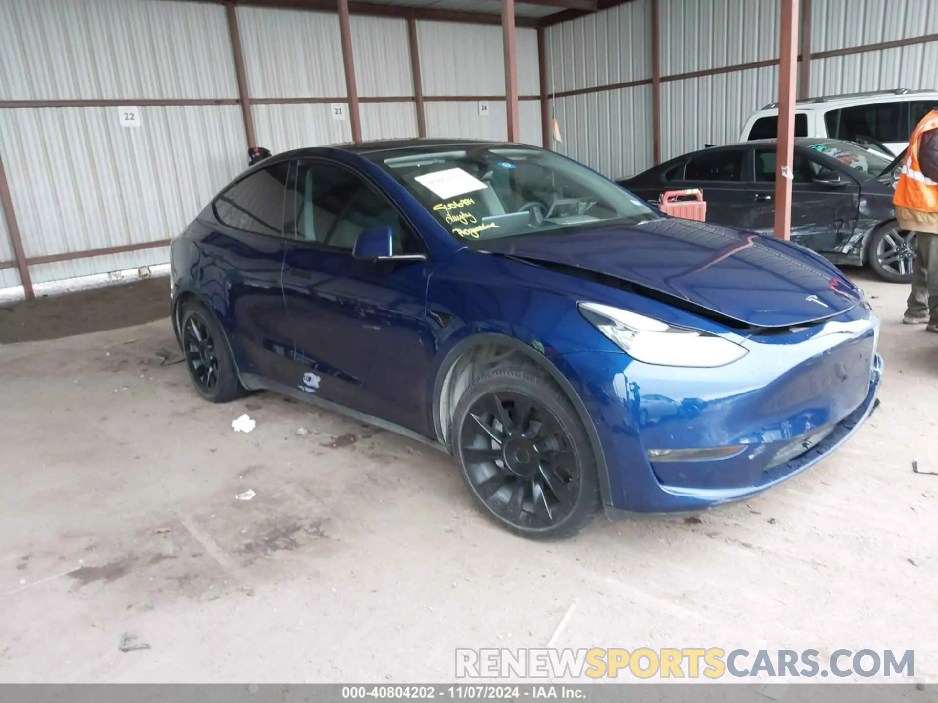 1 Photograph of a damaged car 7SAYGDEE3NA001744 TESLA MODEL Y 2022