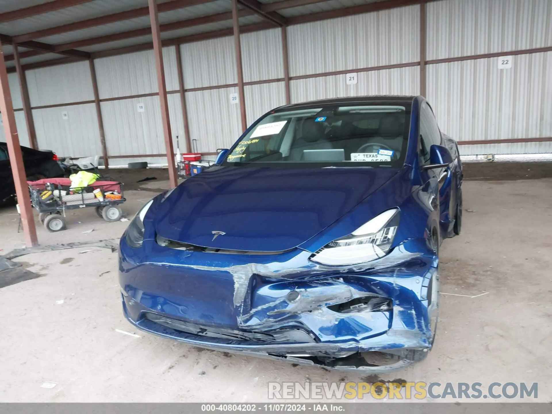 6 Photograph of a damaged car 7SAYGDEE3NA001744 TESLA MODEL Y 2022