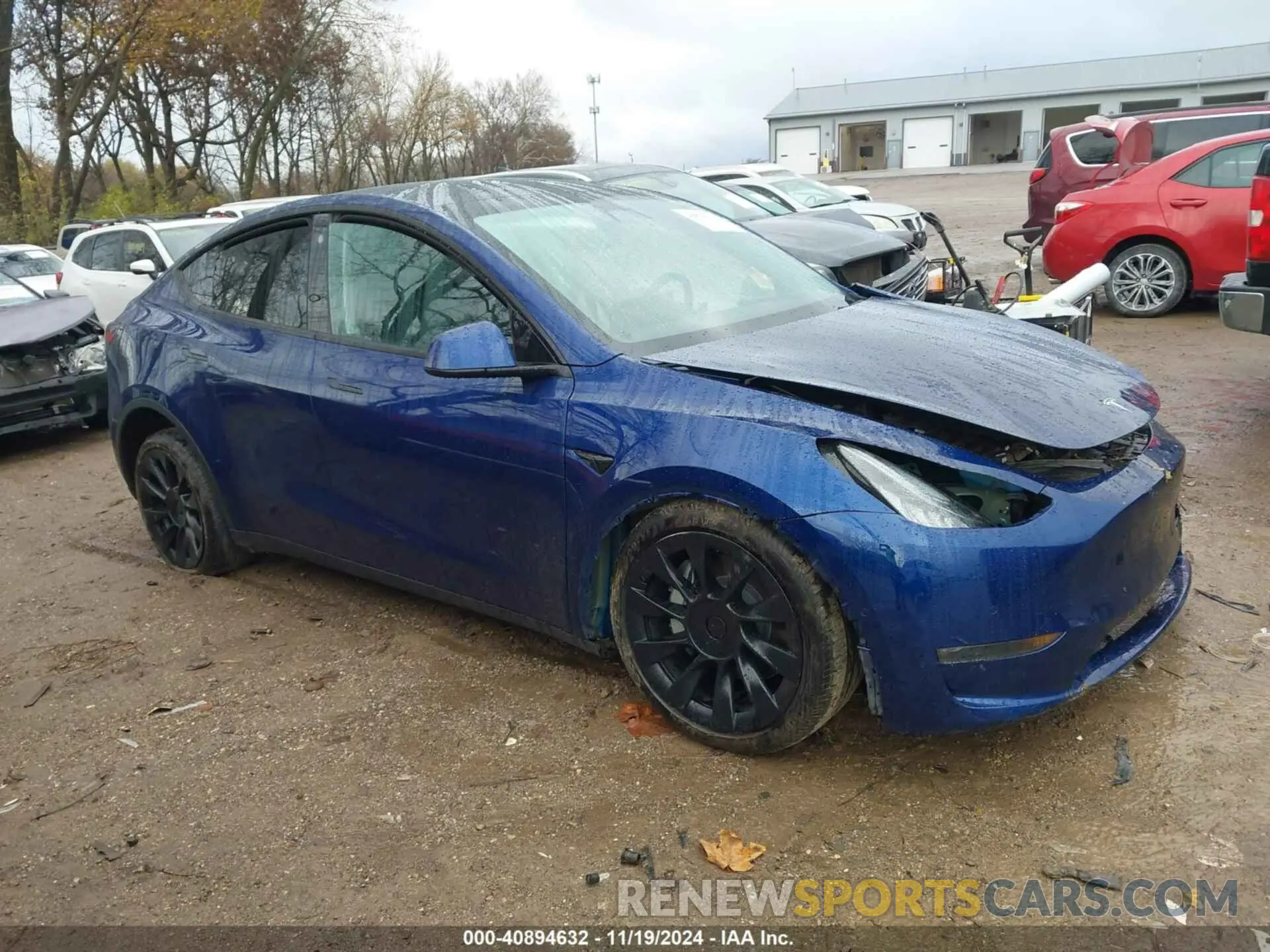 1 Photograph of a damaged car 7SAYGDEE3NA007432 TESLA MODEL Y 2022