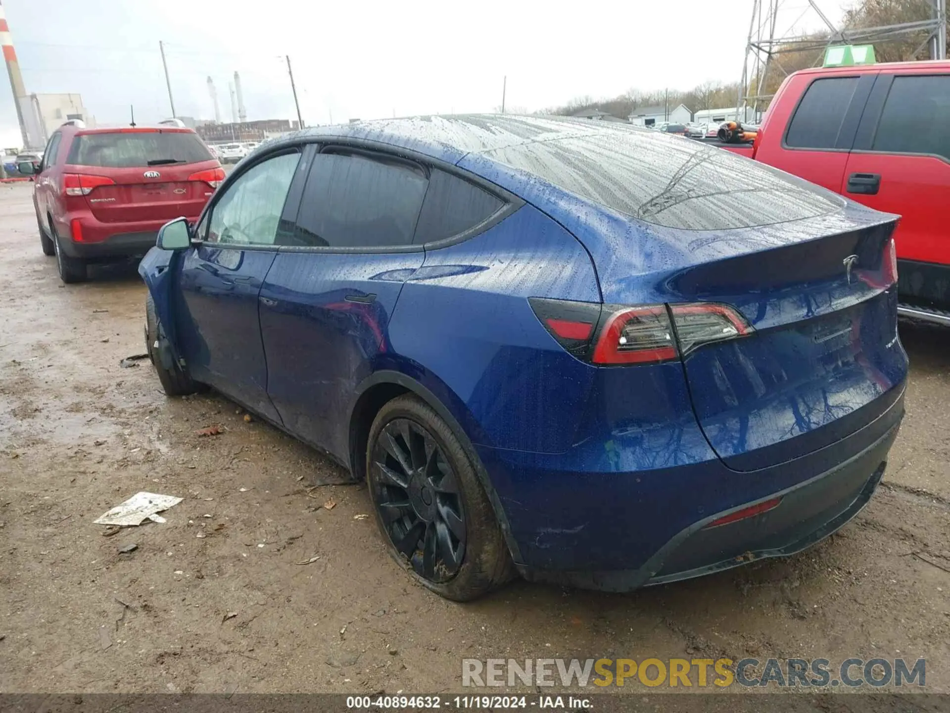 3 Photograph of a damaged car 7SAYGDEE3NA007432 TESLA MODEL Y 2022