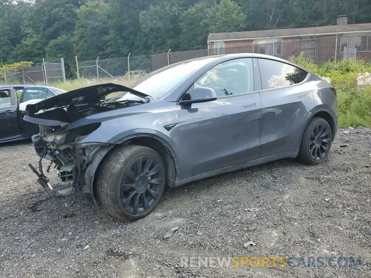 1 Photograph of a damaged car 7SAYGDEE3NA009004 TESLA MODEL Y 2022