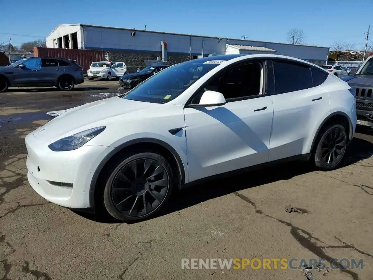1 Photograph of a damaged car 7SAYGDEE3NA016633 TESLA MODEL Y 2022