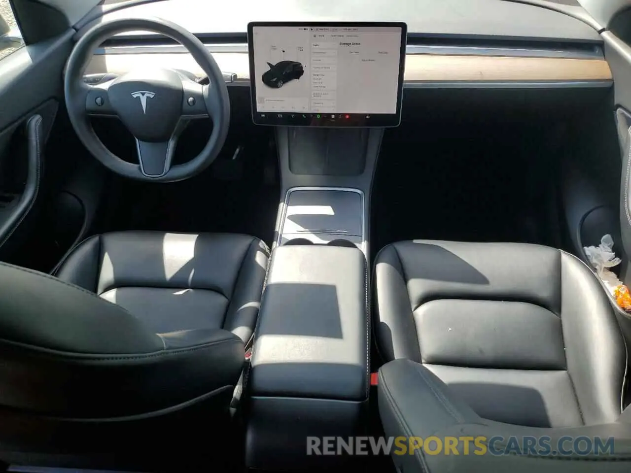 8 Photograph of a damaged car 7SAYGDEE3NF309452 TESLA MODEL Y 2022