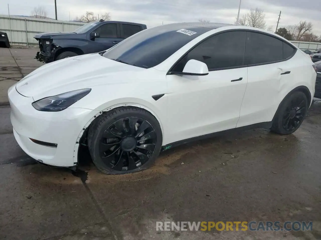 1 Photograph of a damaged car 7SAYGDEE3NF310150 TESLA MODEL Y 2022