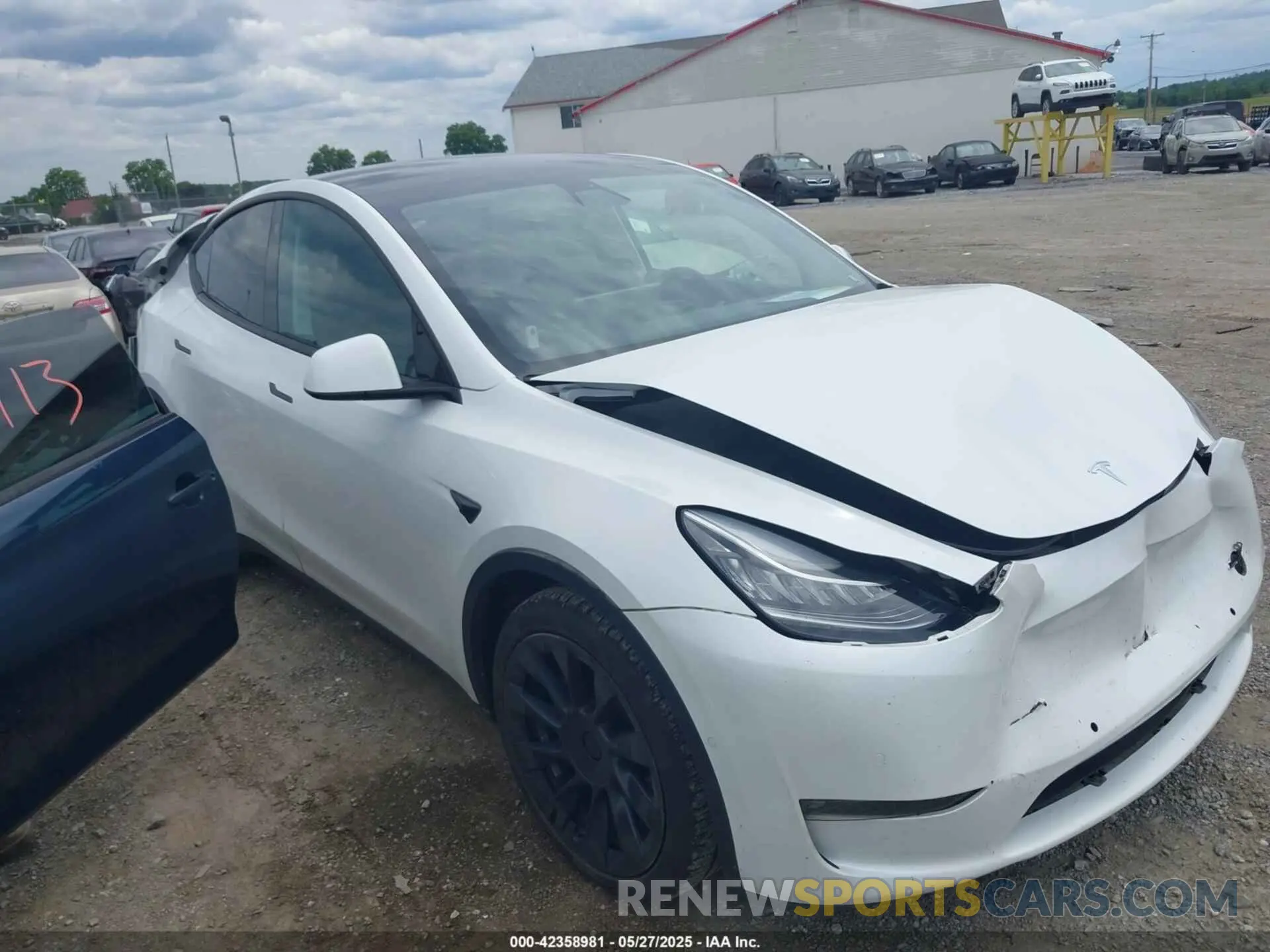 1 Photograph of a damaged car 7SAYGDEE3NF315963 TESLA MODEL Y 2022