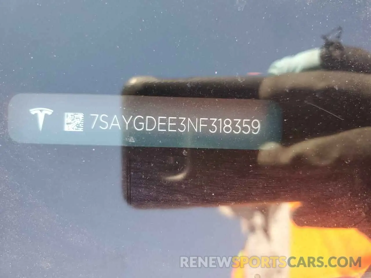 12 Photograph of a damaged car 7SAYGDEE3NF318359 TESLA MODEL Y 2022
