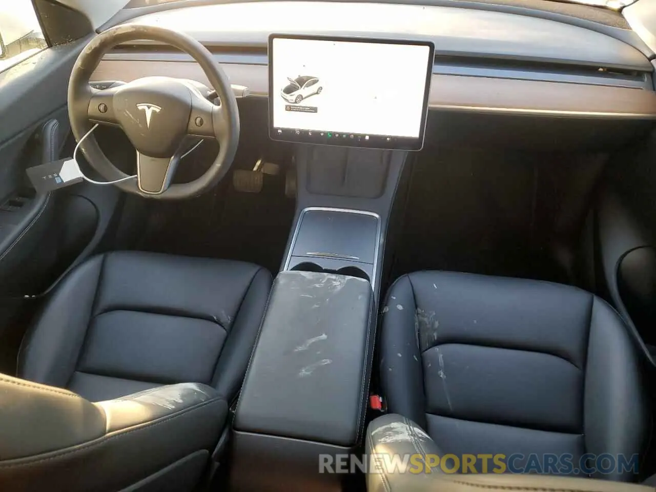 8 Photograph of a damaged car 7SAYGDEE3NF320161 TESLA MODEL Y 2022