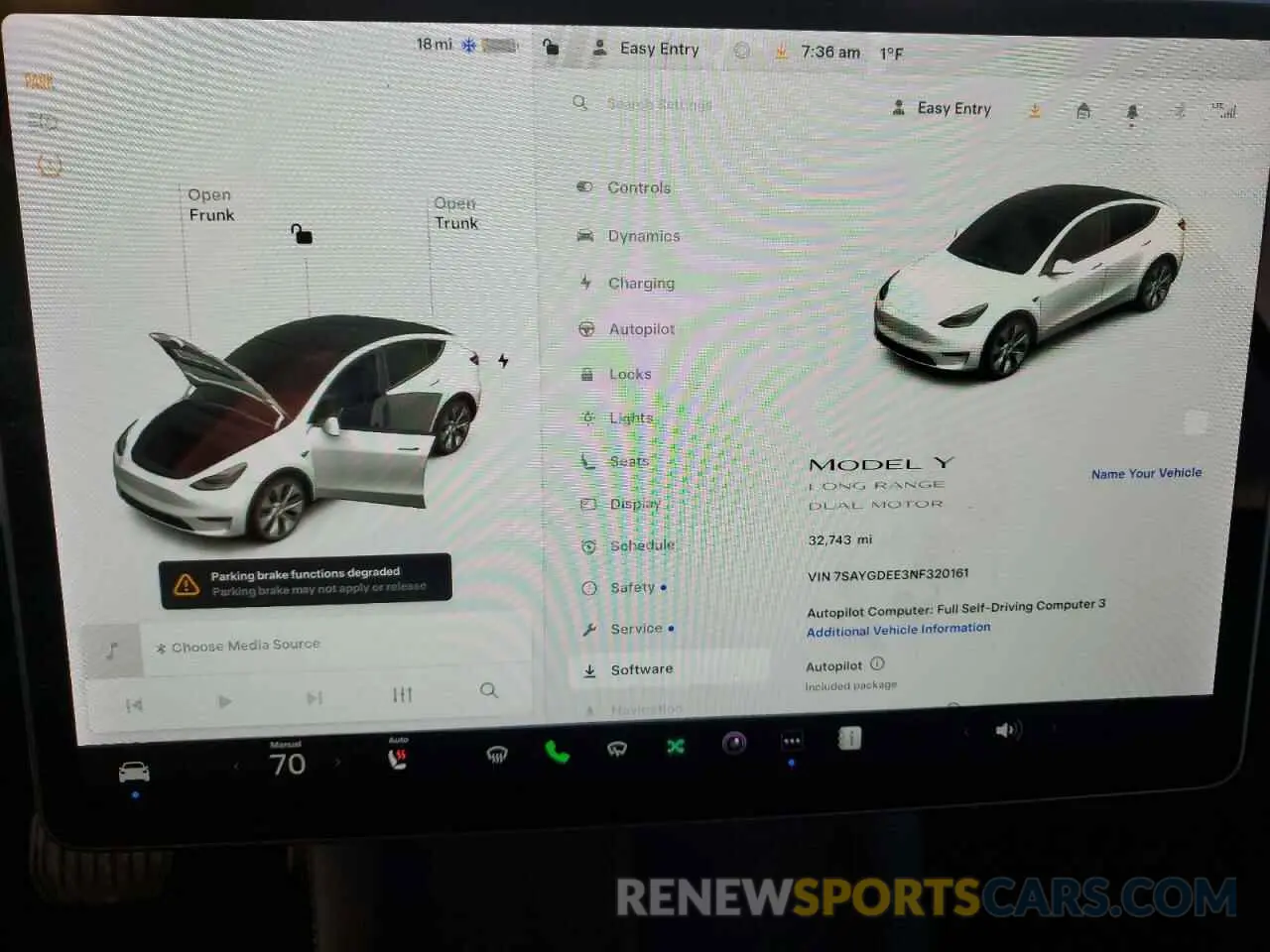 9 Photograph of a damaged car 7SAYGDEE3NF320161 TESLA MODEL Y 2022