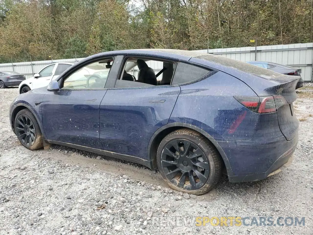 2 Photograph of a damaged car 7SAYGDEE3NF325327 TESLA MODEL Y 2022
