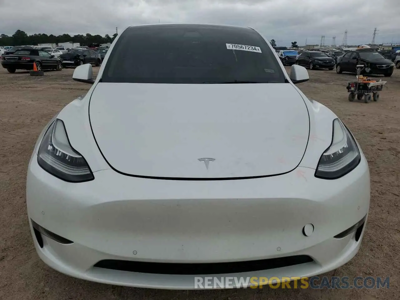 5 Photograph of a damaged car 7SAYGDEE3NF331483 TESLA MODEL Y 2022