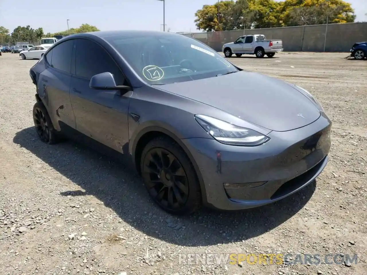 1 Photograph of a damaged car 7SAYGDEE3NF345559 TESLA MODEL Y 2022