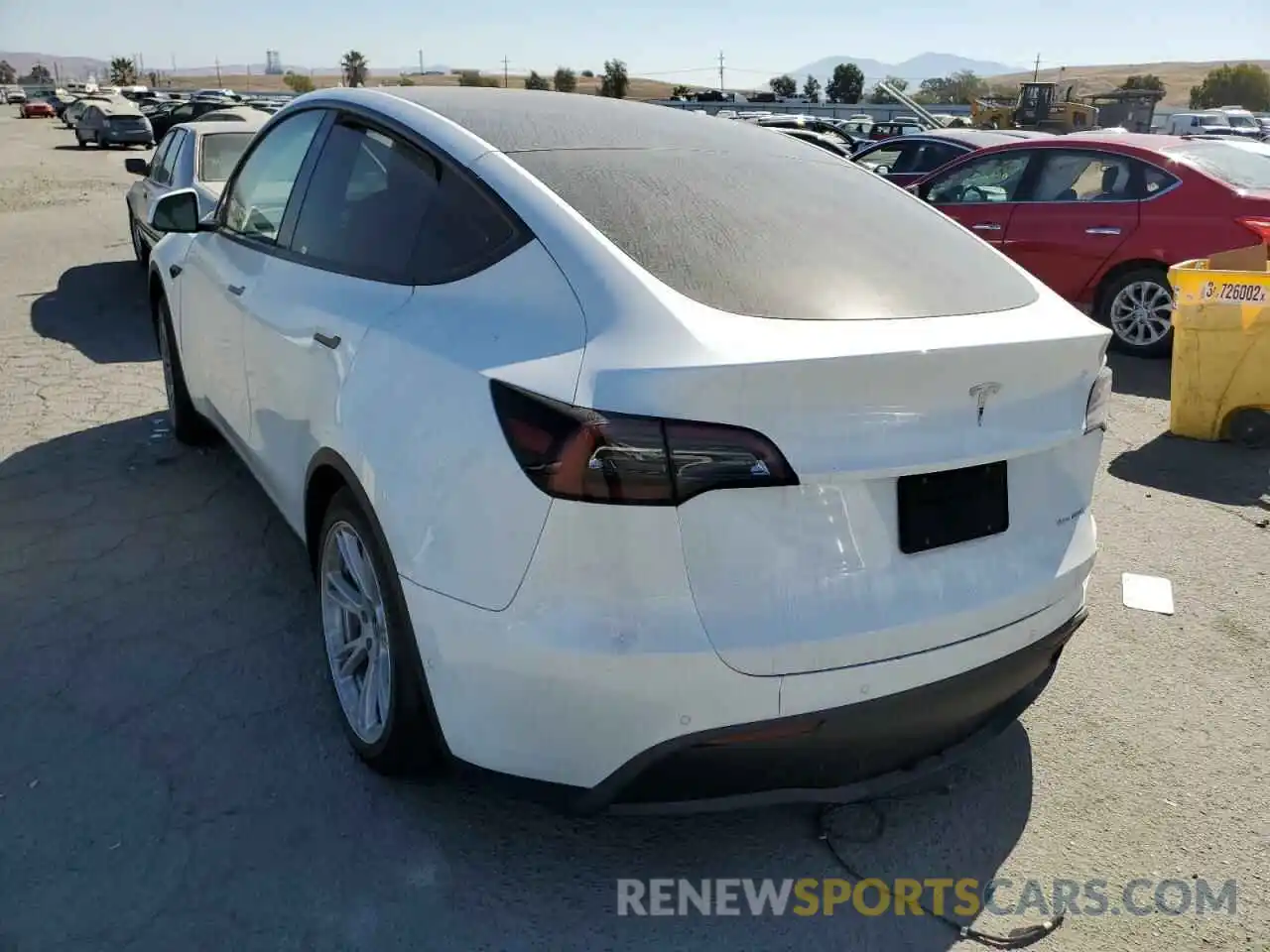 3 Photograph of a damaged car 7SAYGDEE3NF355685 TESLA MODEL Y 2022