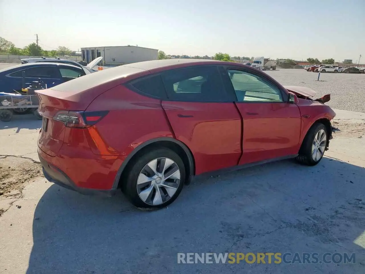 3 Photograph of a damaged car 7SAYGDEE3NF362880 TESLA MODEL Y 2022