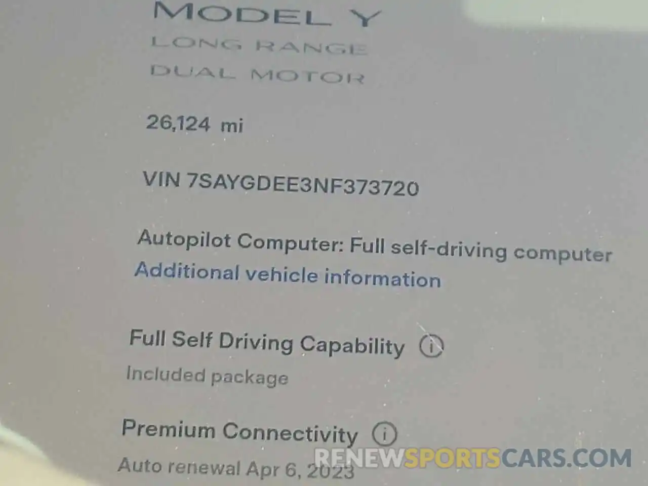 9 Photograph of a damaged car 7SAYGDEE3NF373720 TESLA MODEL Y 2022