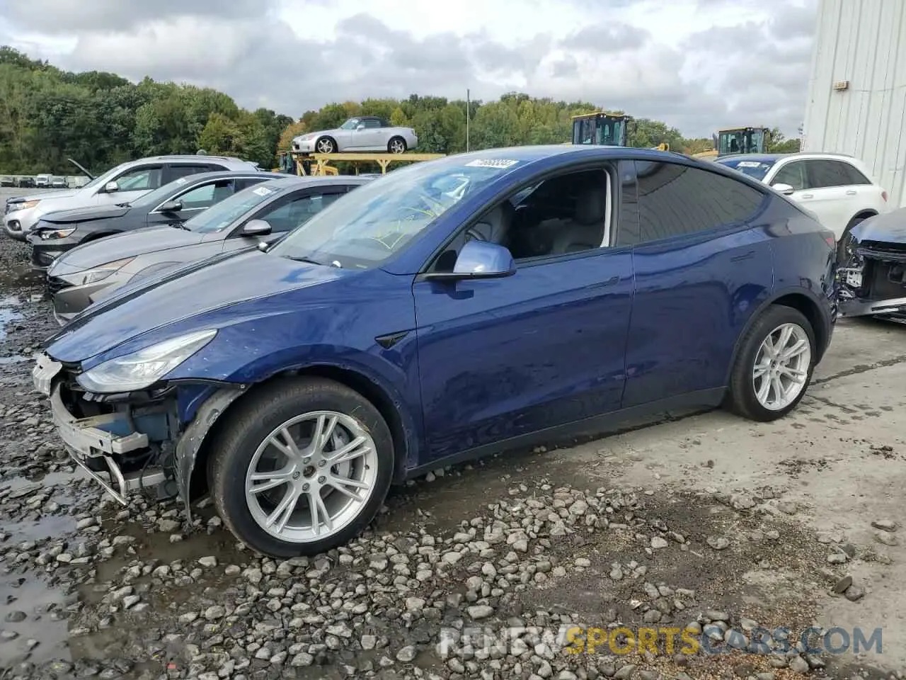 1 Photograph of a damaged car 7SAYGDEE3NF375774 TESLA MODEL Y 2022