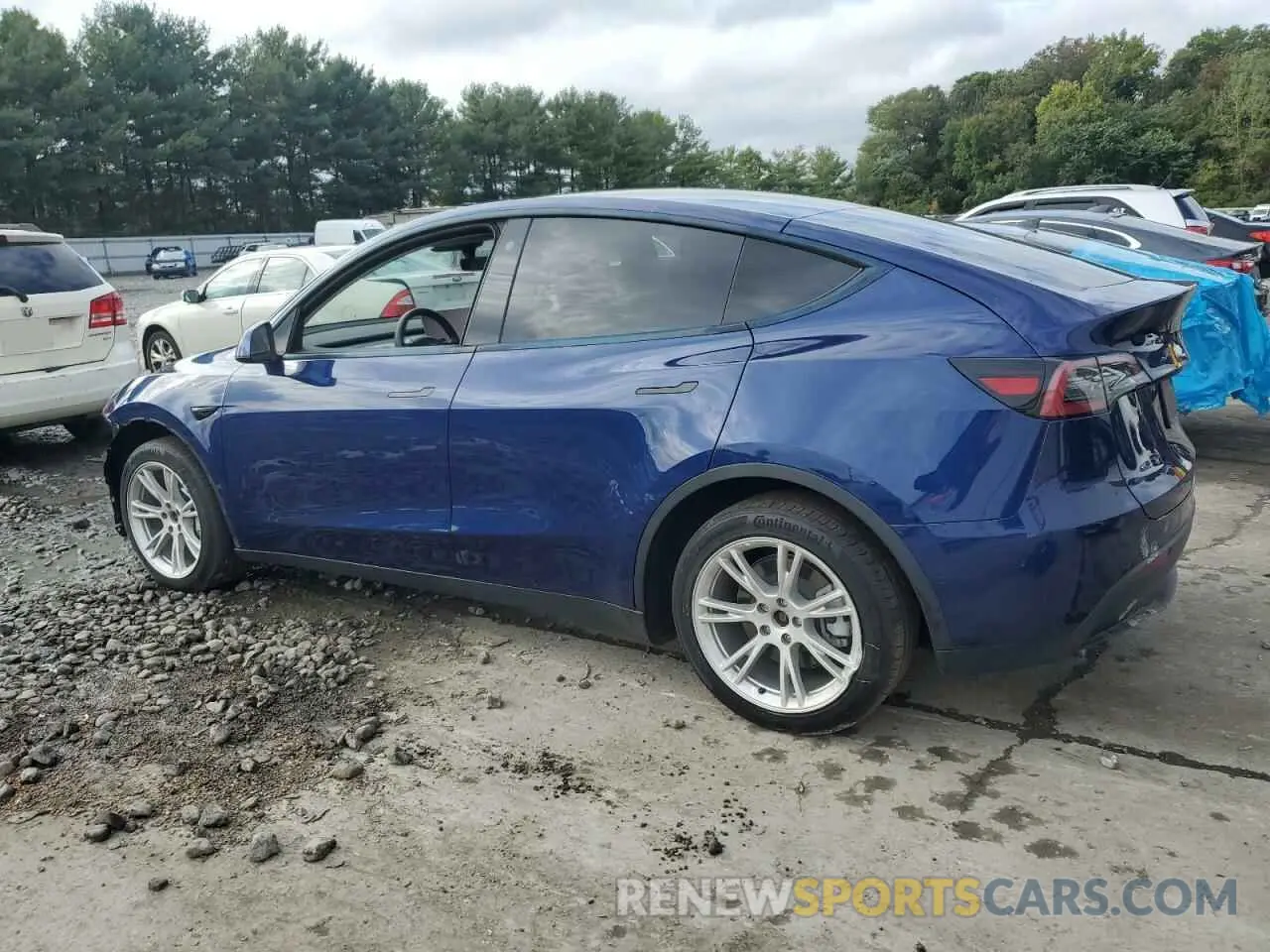 2 Photograph of a damaged car 7SAYGDEE3NF375774 TESLA MODEL Y 2022