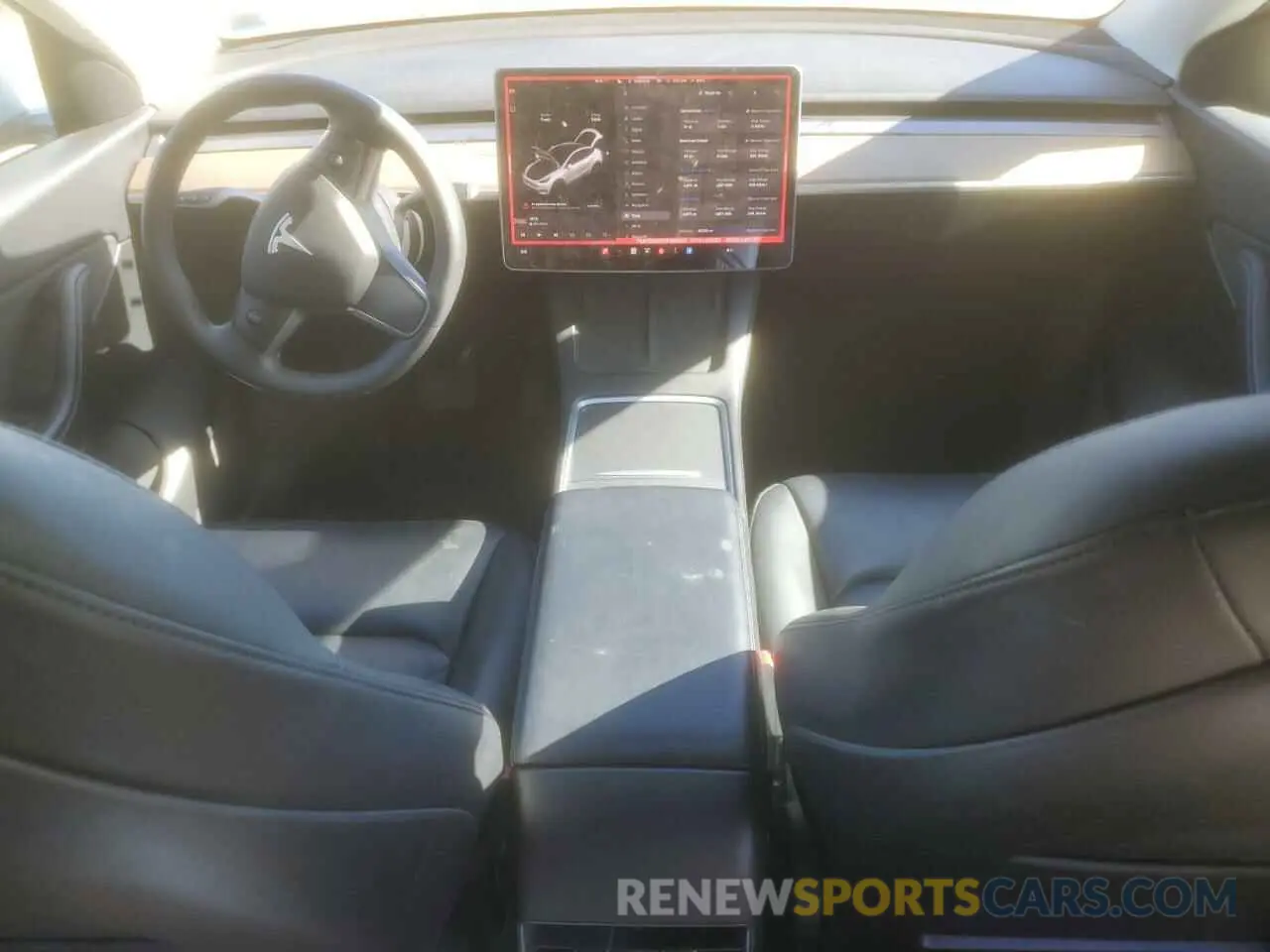 8 Photograph of a damaged car 7SAYGDEE3NF385950 TESLA MODEL Y 2022