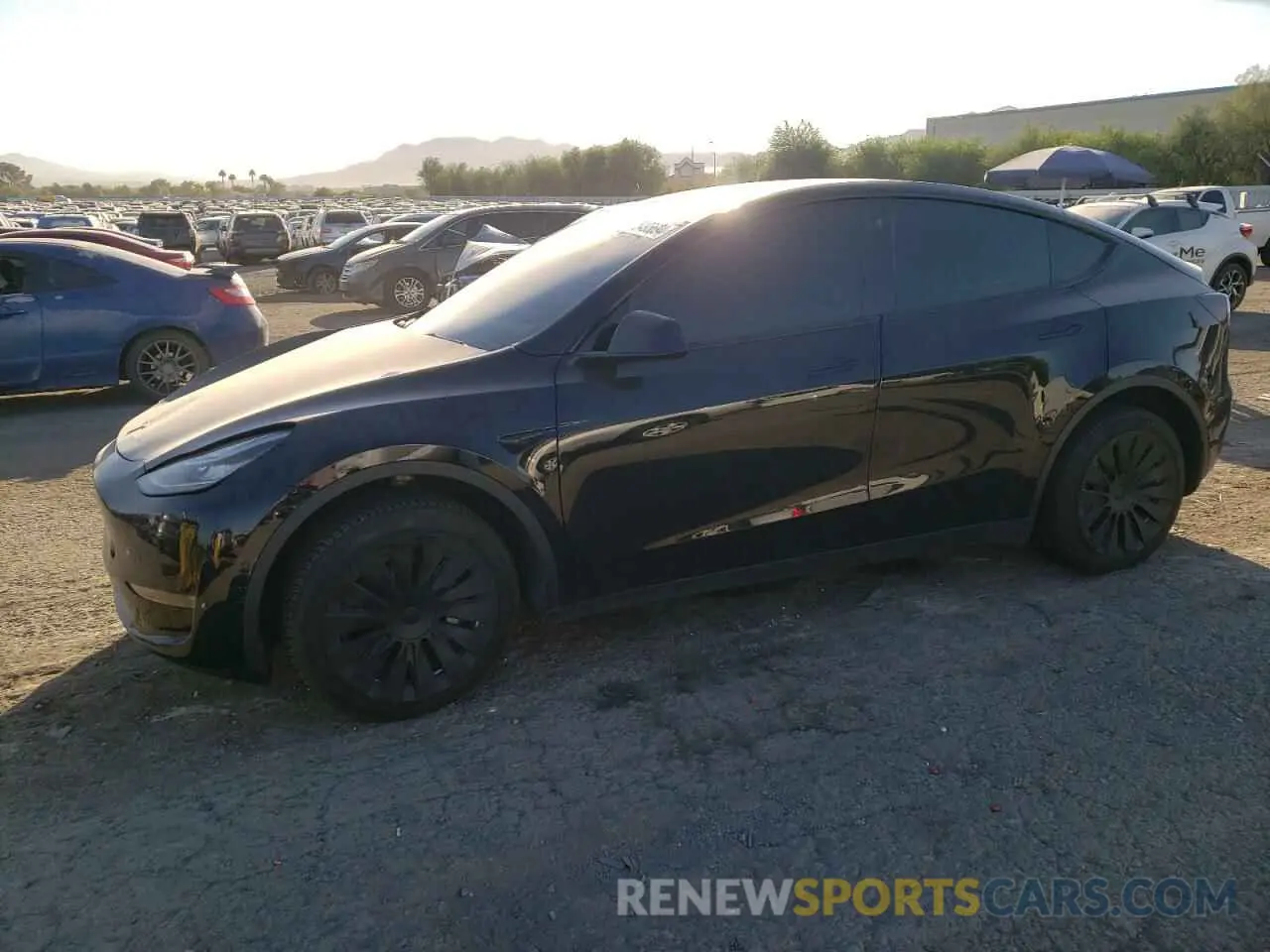 1 Photograph of a damaged car 7SAYGDEE3NF389433 TESLA MODEL Y 2022