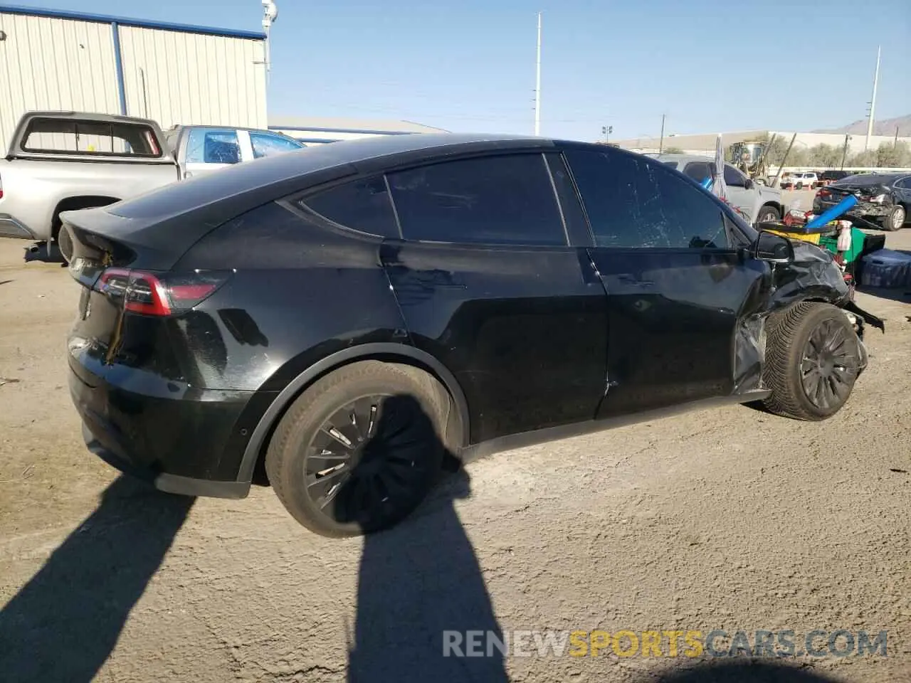 3 Photograph of a damaged car 7SAYGDEE3NF389433 TESLA MODEL Y 2022