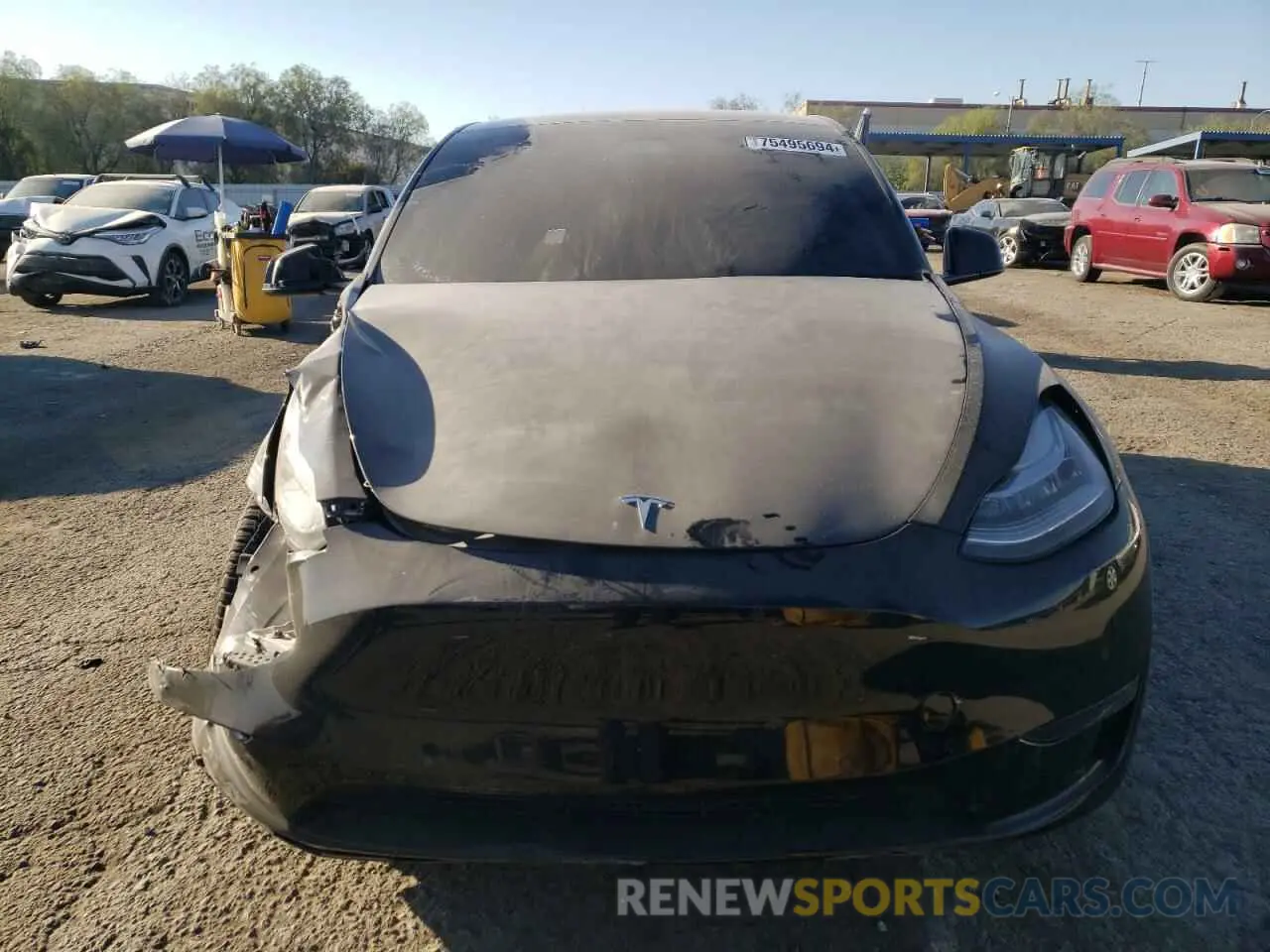 5 Photograph of a damaged car 7SAYGDEE3NF389433 TESLA MODEL Y 2022