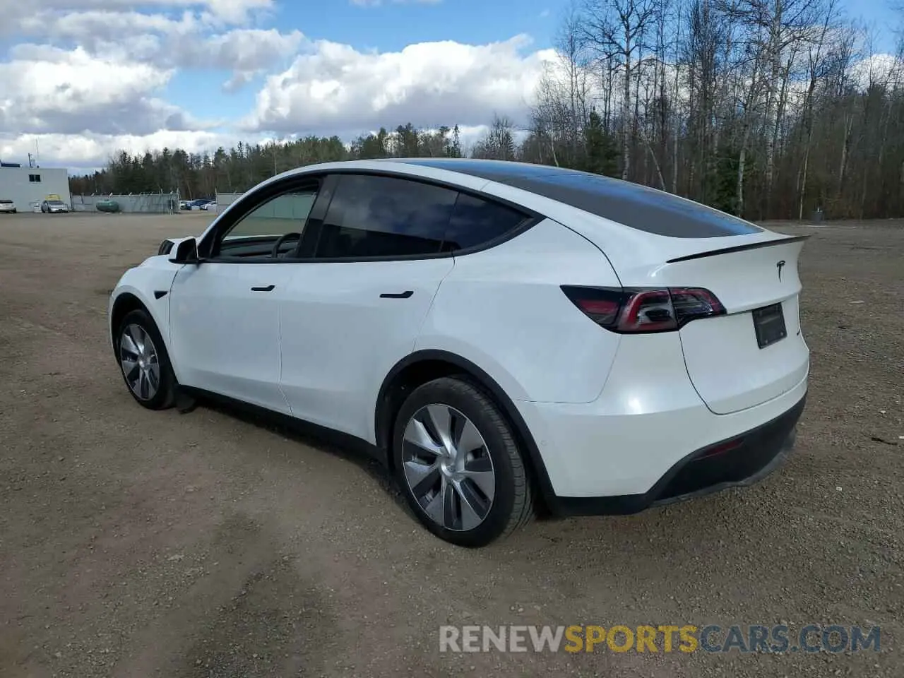 2 Photograph of a damaged car 7SAYGDEE3NF418039 TESLA MODEL Y 2022