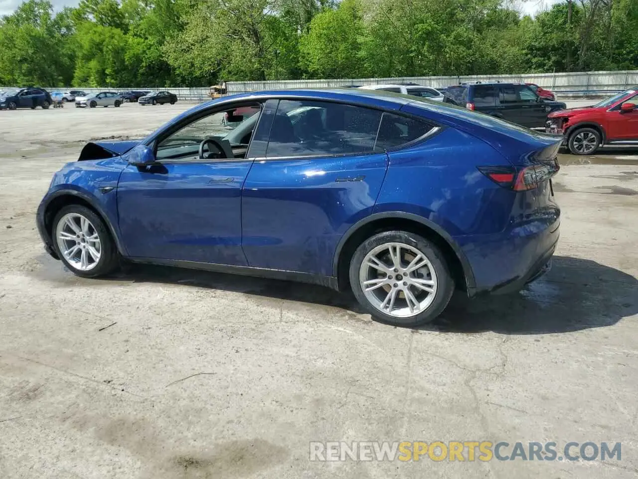 2 Photograph of a damaged car 7SAYGDEE3NF420566 TESLA MODEL Y 2022