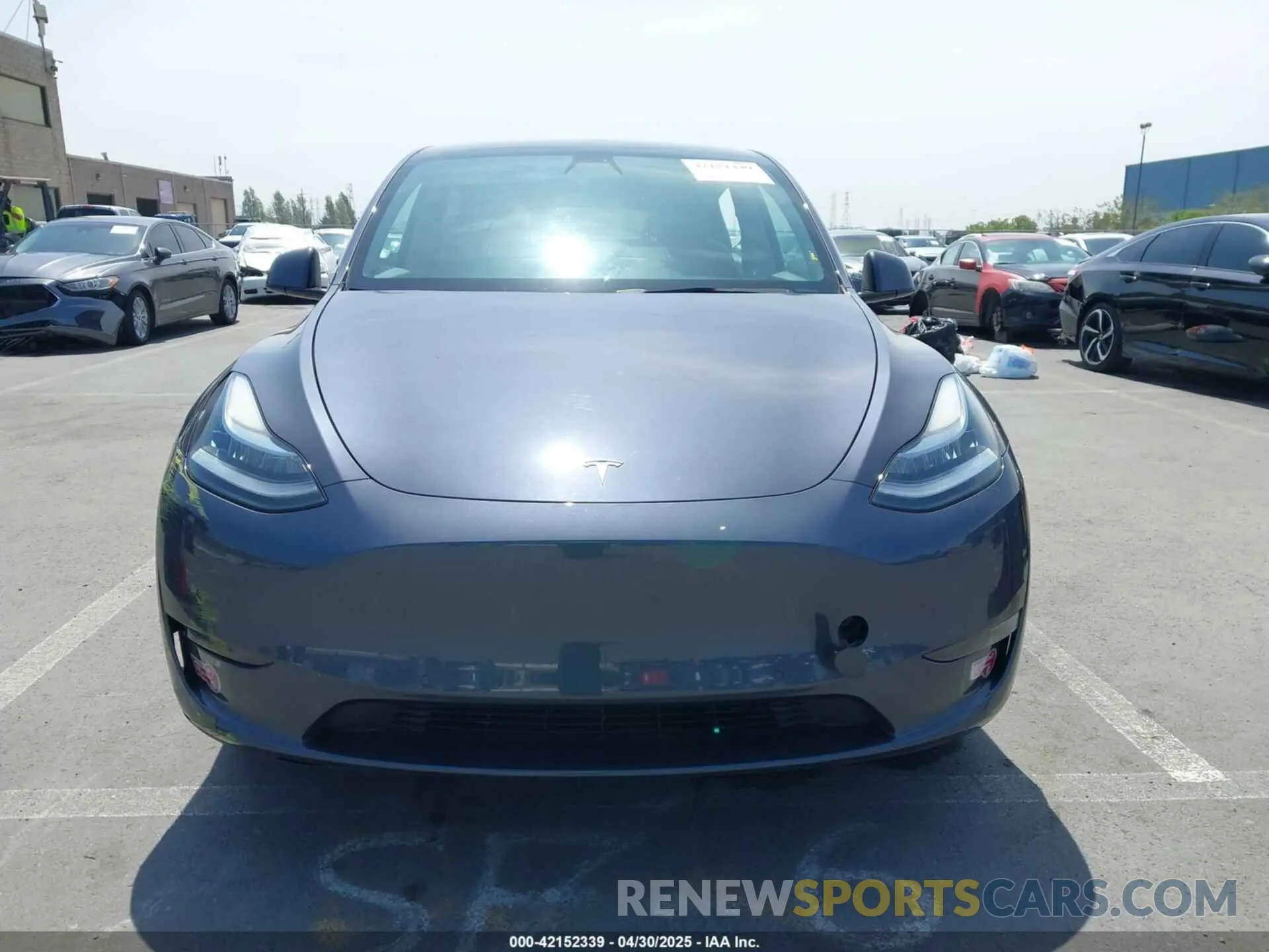 12 Photograph of a damaged car 7SAYGDEE3NF422205 TESLA MODEL Y 2022
