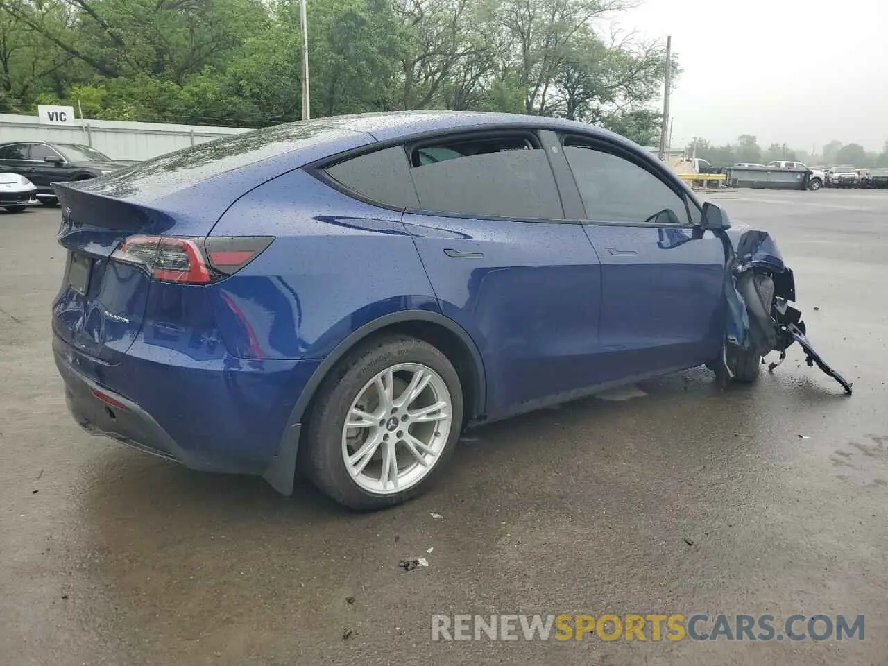 3 Photograph of a damaged car 7SAYGDEE3NF425640 TESLA MODEL Y 2022