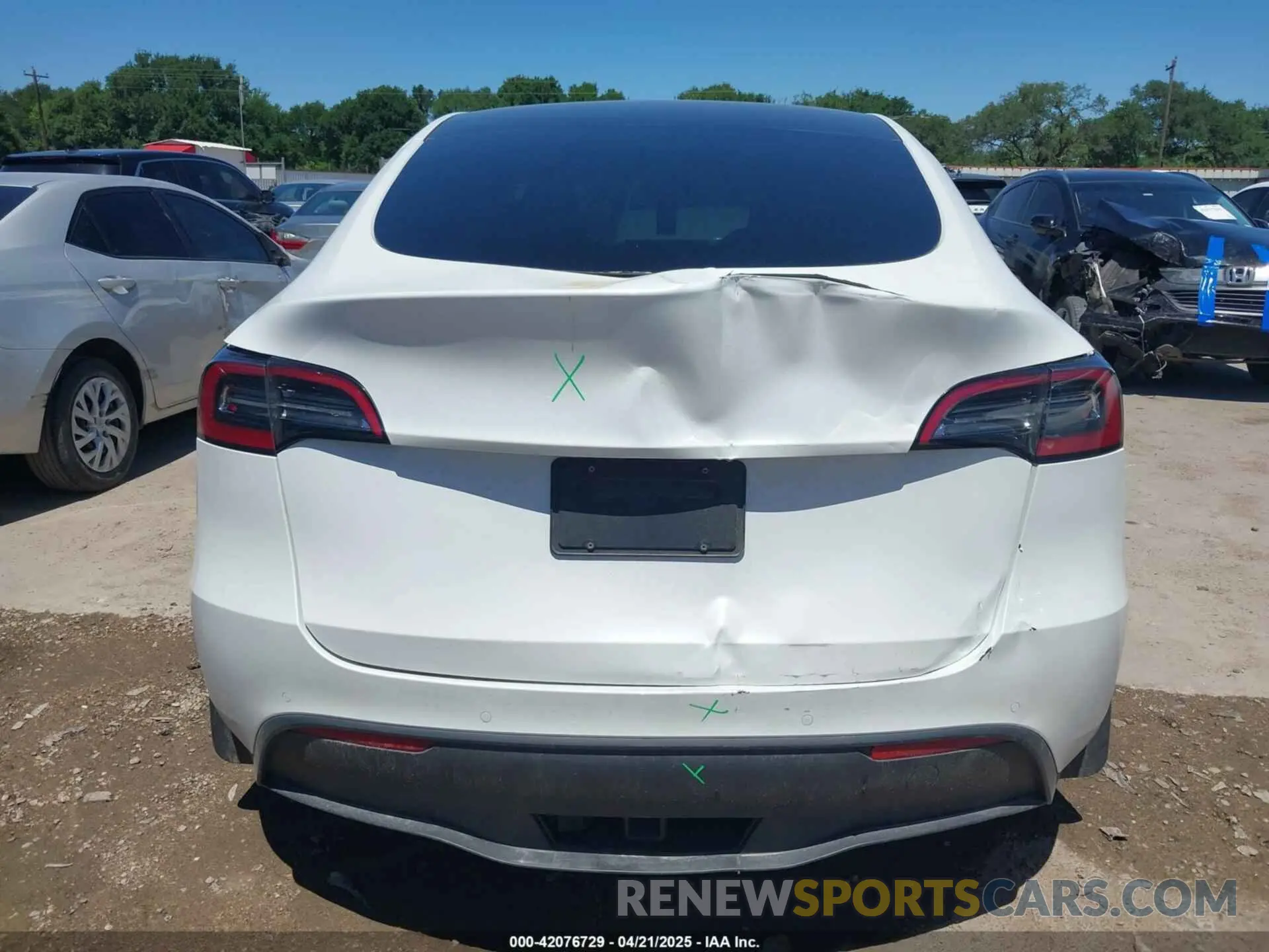 16 Photograph of a damaged car 7SAYGDEE3NF426481 TESLA MODEL Y 2022