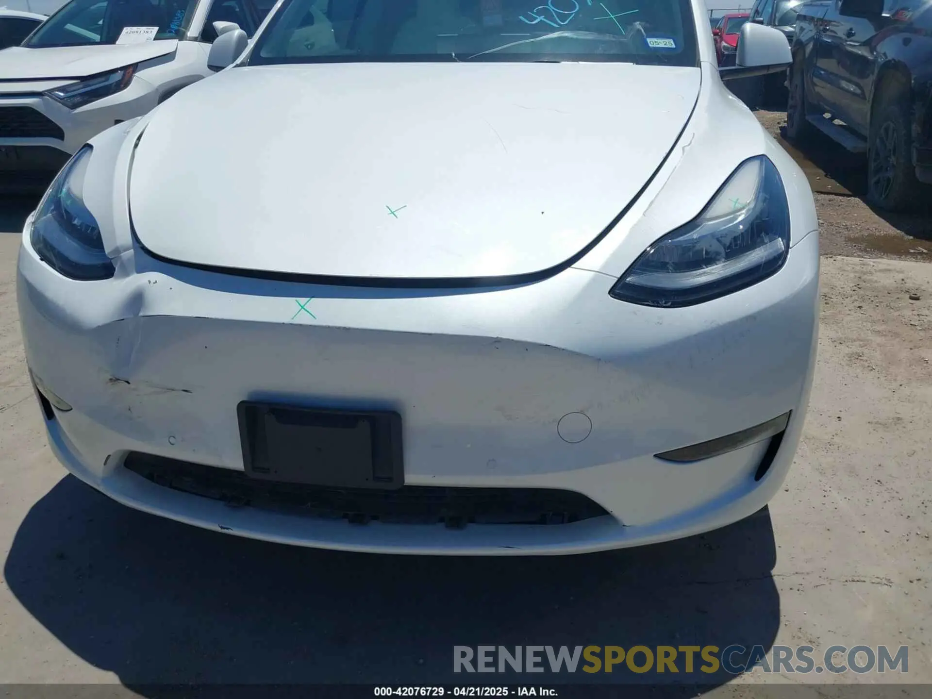19 Photograph of a damaged car 7SAYGDEE3NF426481 TESLA MODEL Y 2022