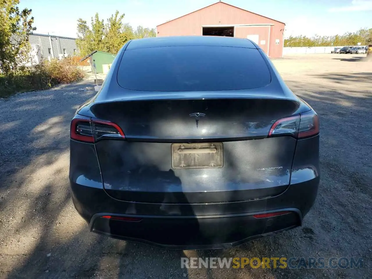 6 Photograph of a damaged car 7SAYGDEE3NF435259 TESLA MODEL Y 2022
