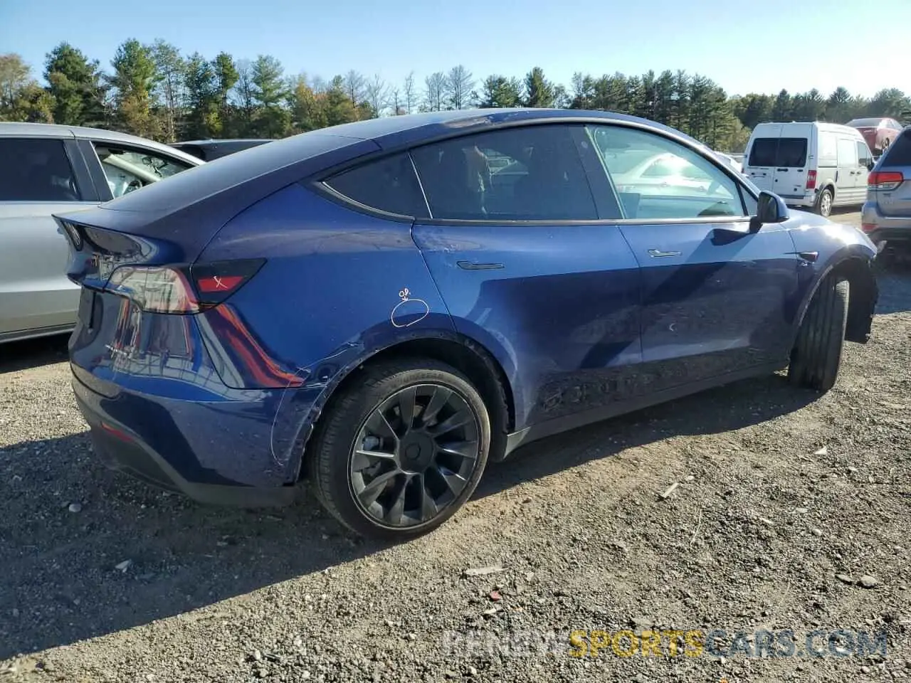 3 Photograph of a damaged car 7SAYGDEE3NF445886 TESLA MODEL Y 2022