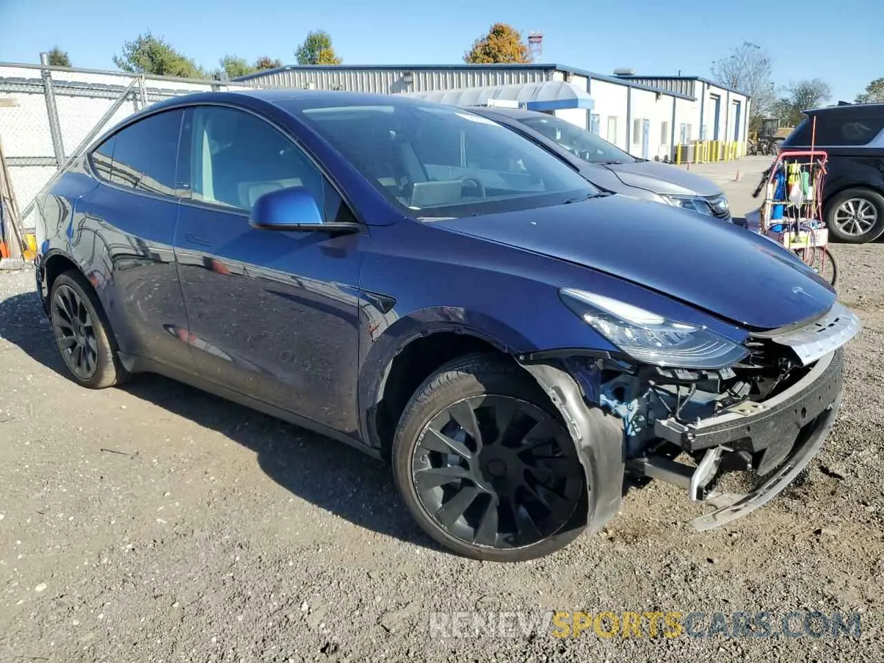 4 Photograph of a damaged car 7SAYGDEE3NF445886 TESLA MODEL Y 2022