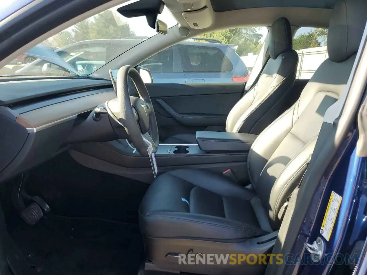 7 Photograph of a damaged car 7SAYGDEE3NF445886 TESLA MODEL Y 2022