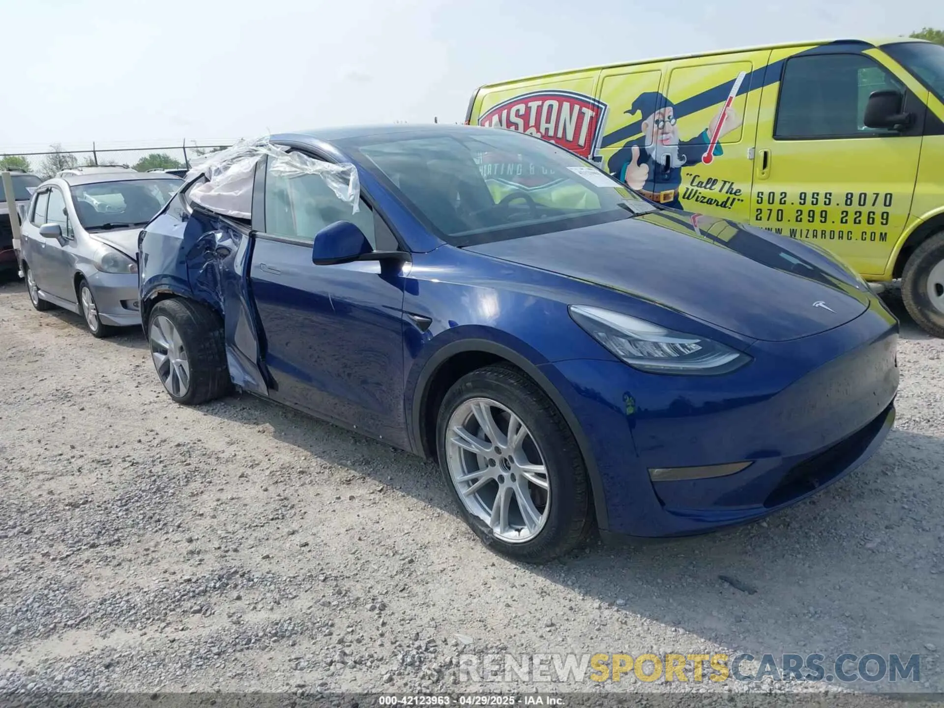 1 Photograph of a damaged car 7SAYGDEE3NF455544 TESLA MODEL Y 2022