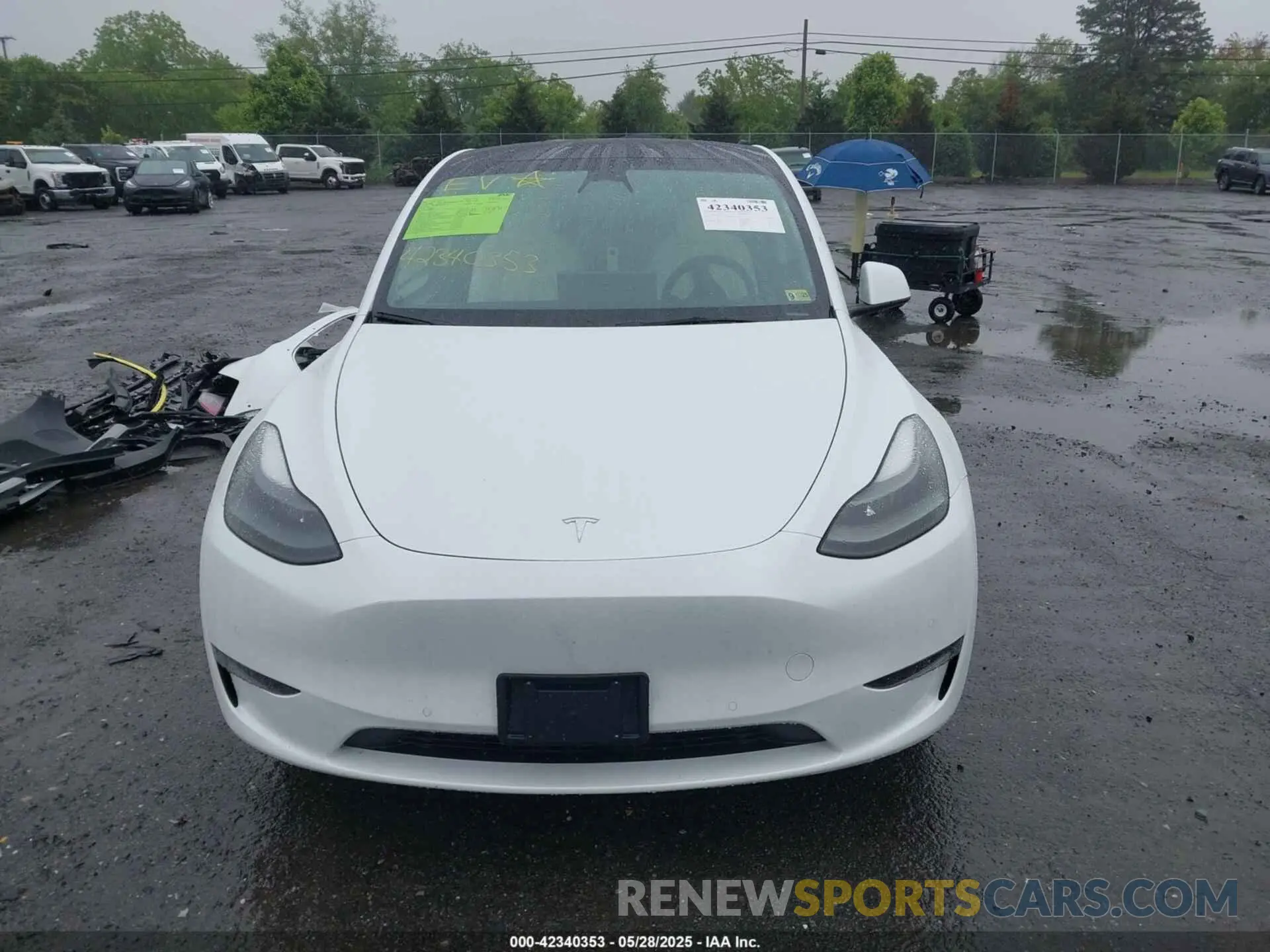 13 Photograph of a damaged car 7SAYGDEE3NF524295 TESLA MODEL Y 2022