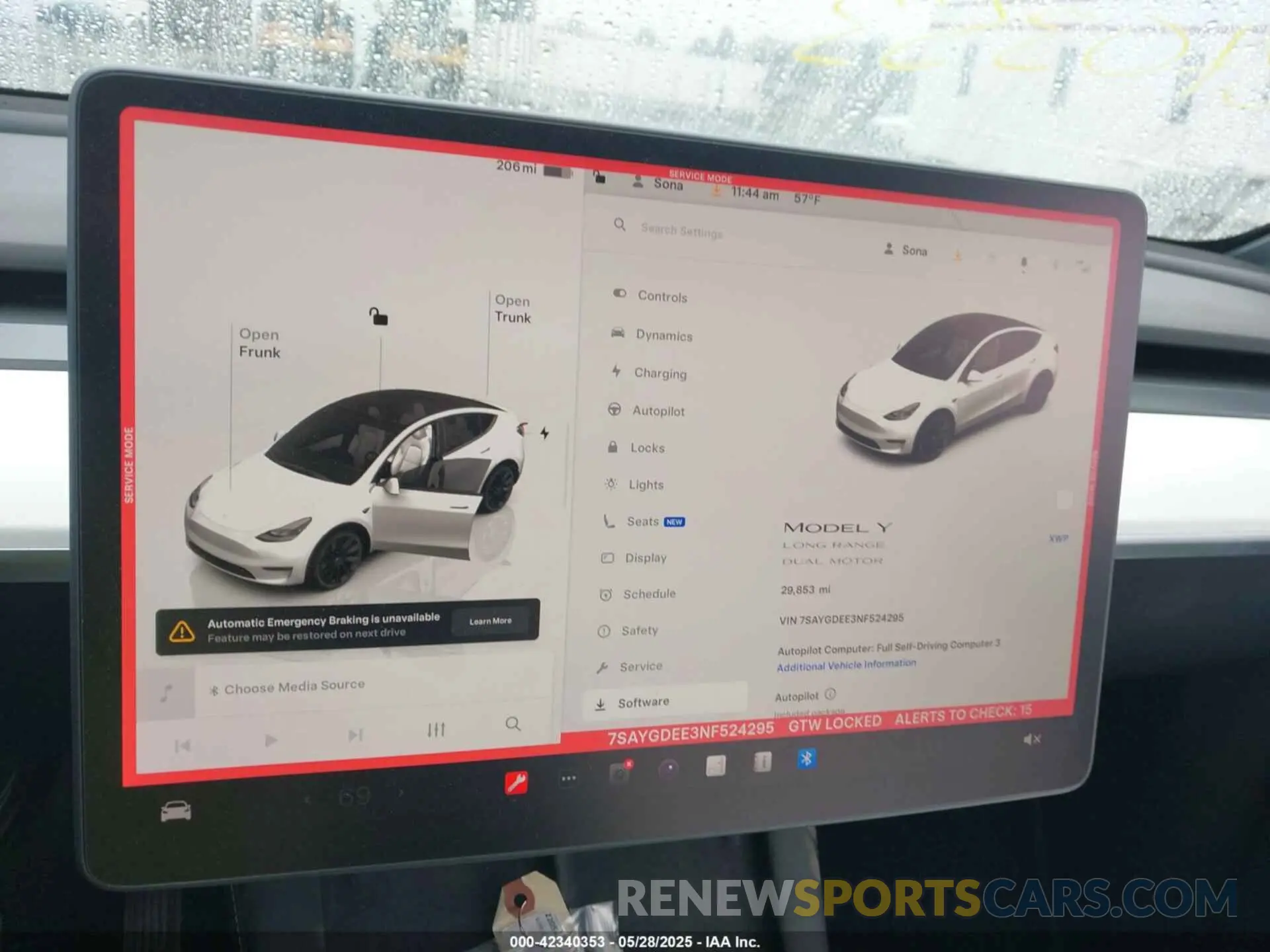 19 Photograph of a damaged car 7SAYGDEE3NF524295 TESLA MODEL Y 2022